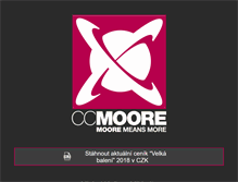 Tablet Screenshot of ccmoore.cz